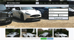 Desktop Screenshot of bjccarsales.co.uk
